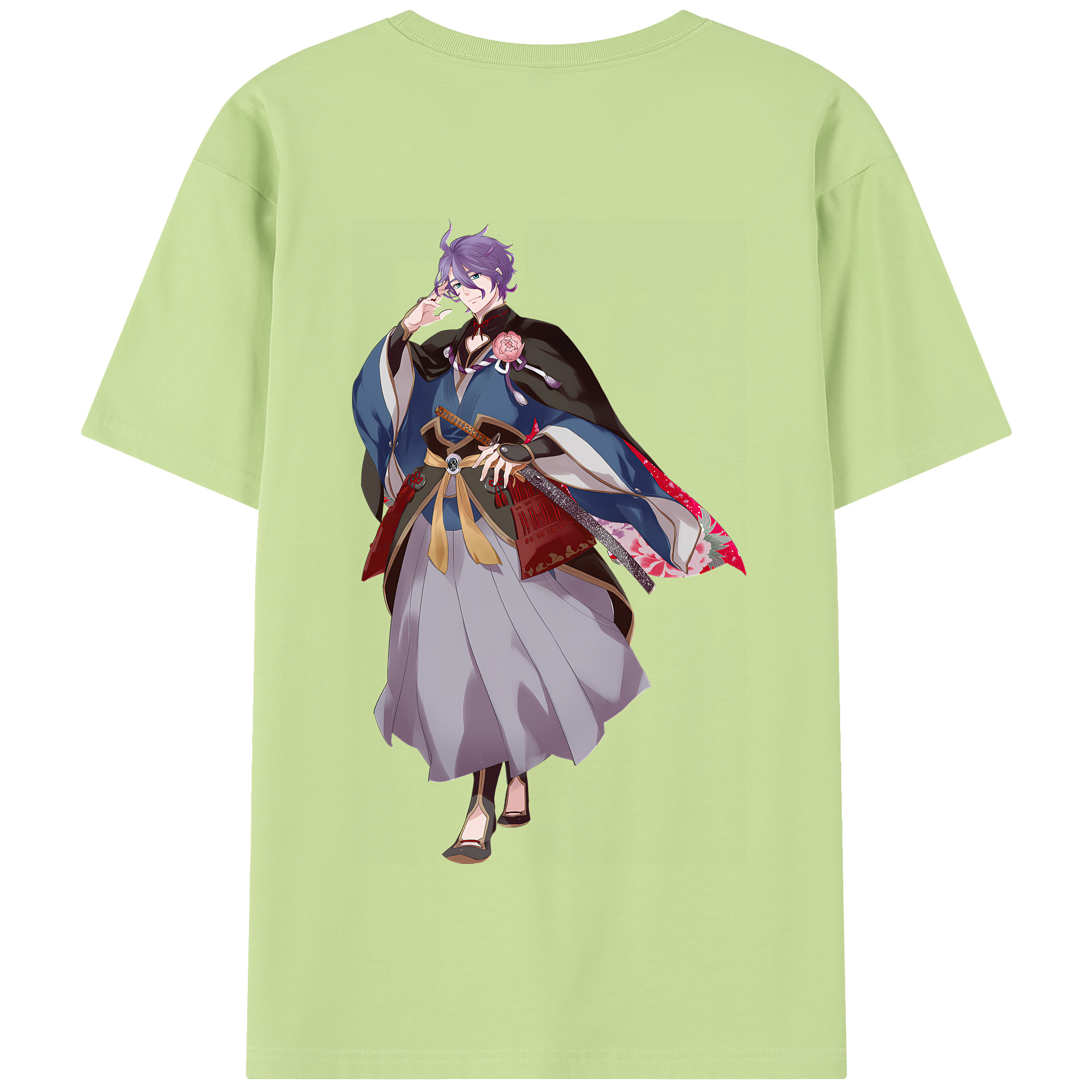（画像用） 刀剣乱舞 Touken Ranbu 綿100％半袖Tシャツ（背面プリント）